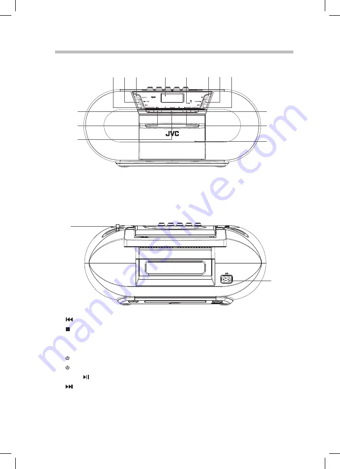 JVC RC-D327B Instruction Manual Download Page 8