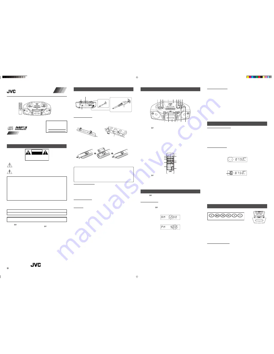 JVC RC-EZ35SC Instructions Download Page 1