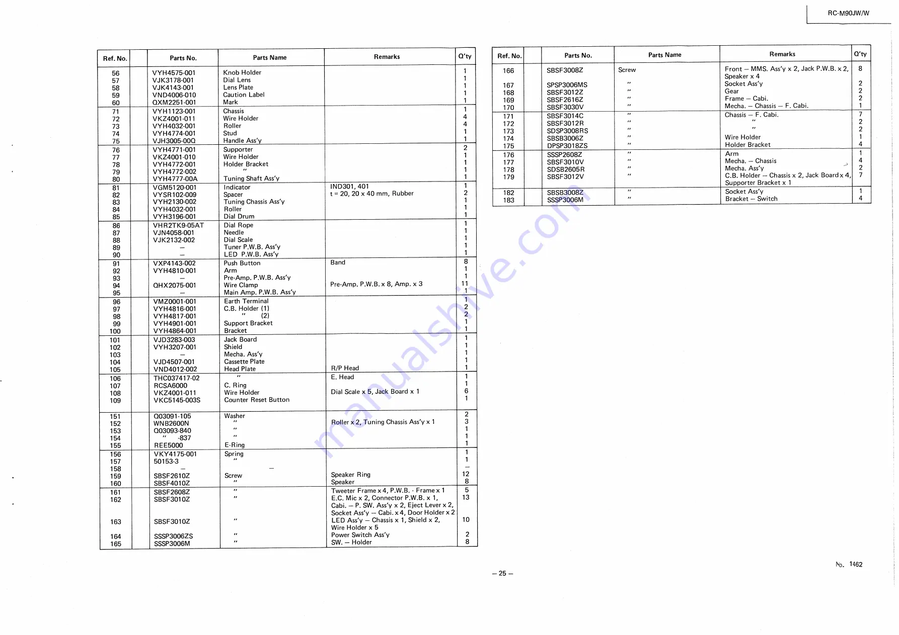 JVC RC-M90JW Service Manual Download Page 25