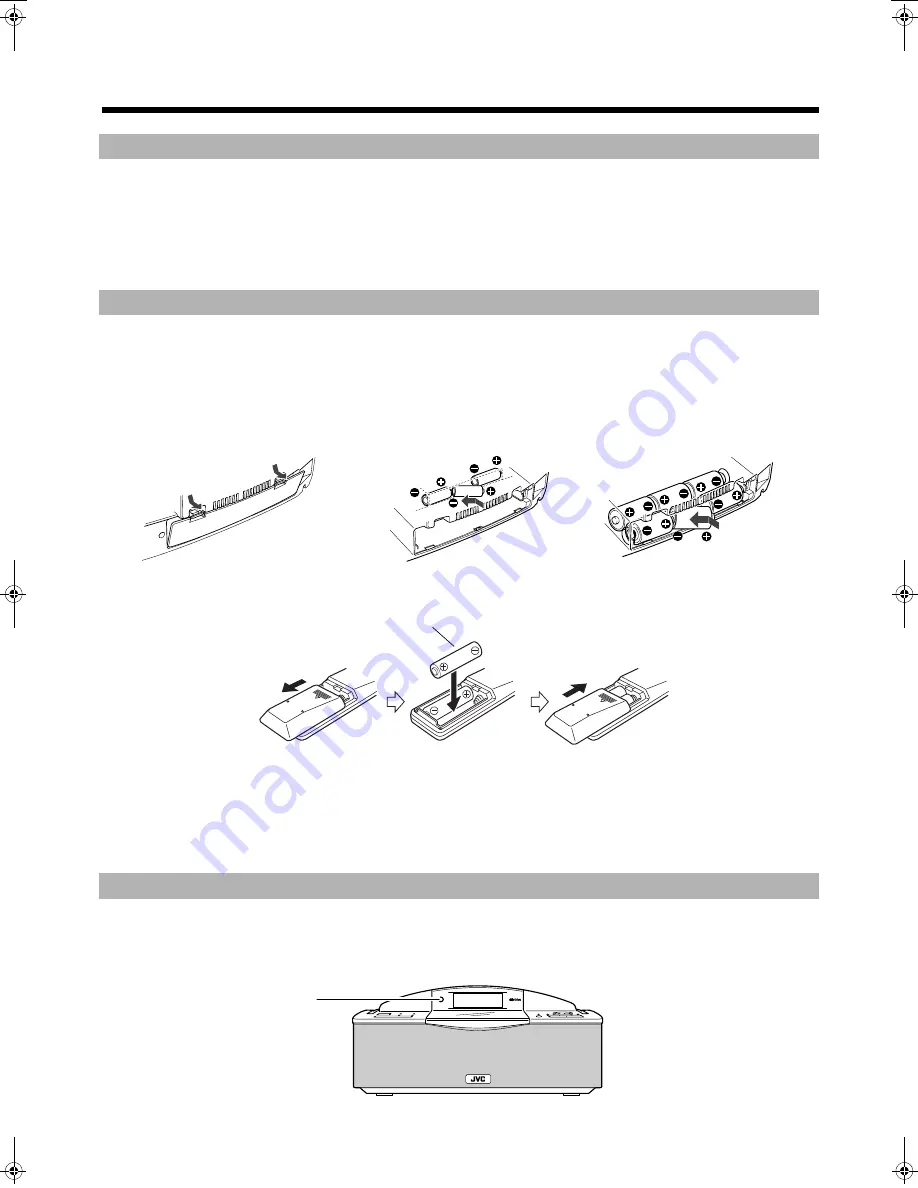 JVC RD-T5RBU Instructions Manual Download Page 5