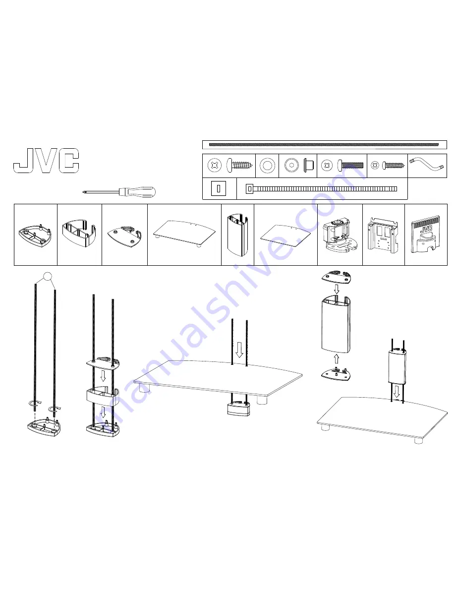 JVC RK-C37FS1 Assembly Instructions Download Page 1