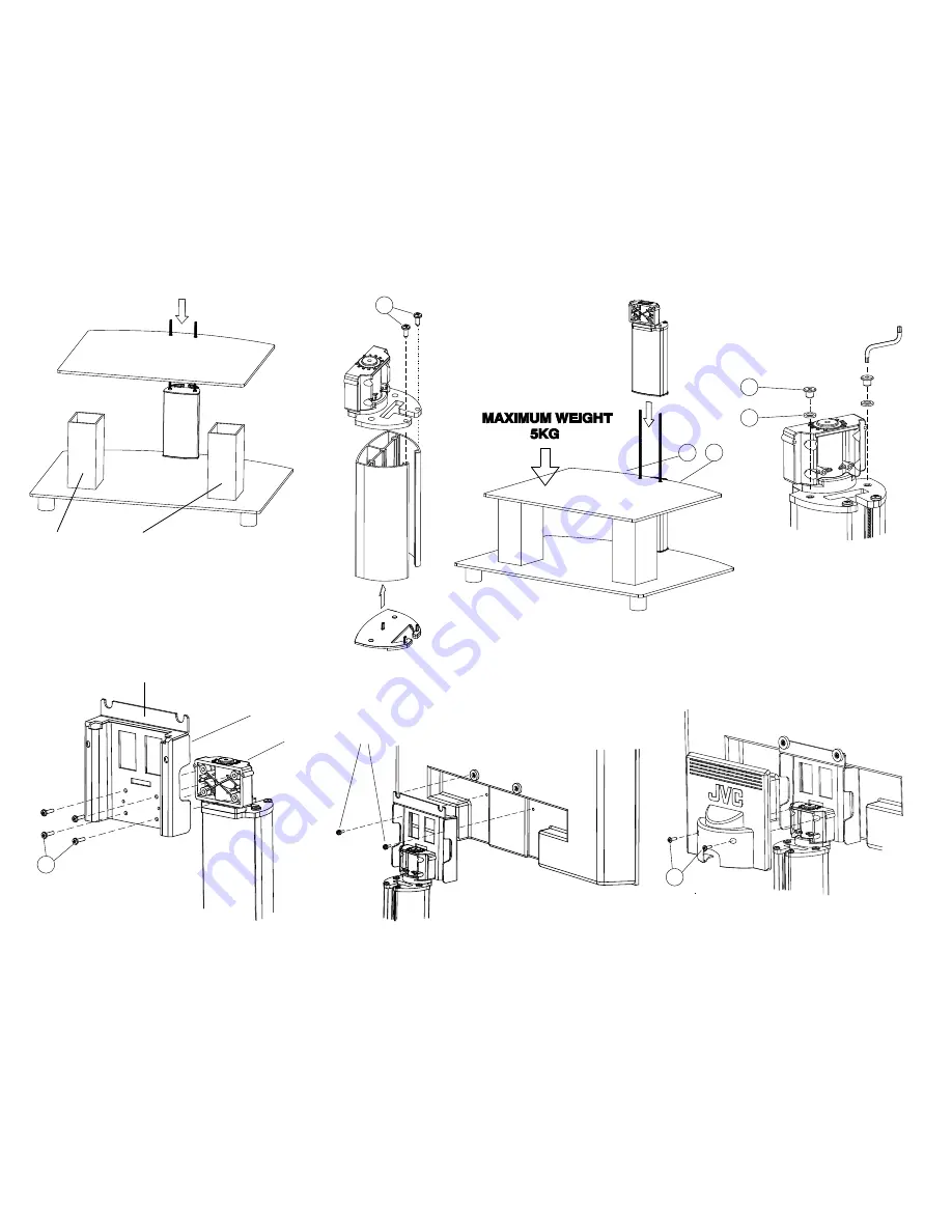 JVC RK-C37FS1 Assembly Instructions Download Page 2