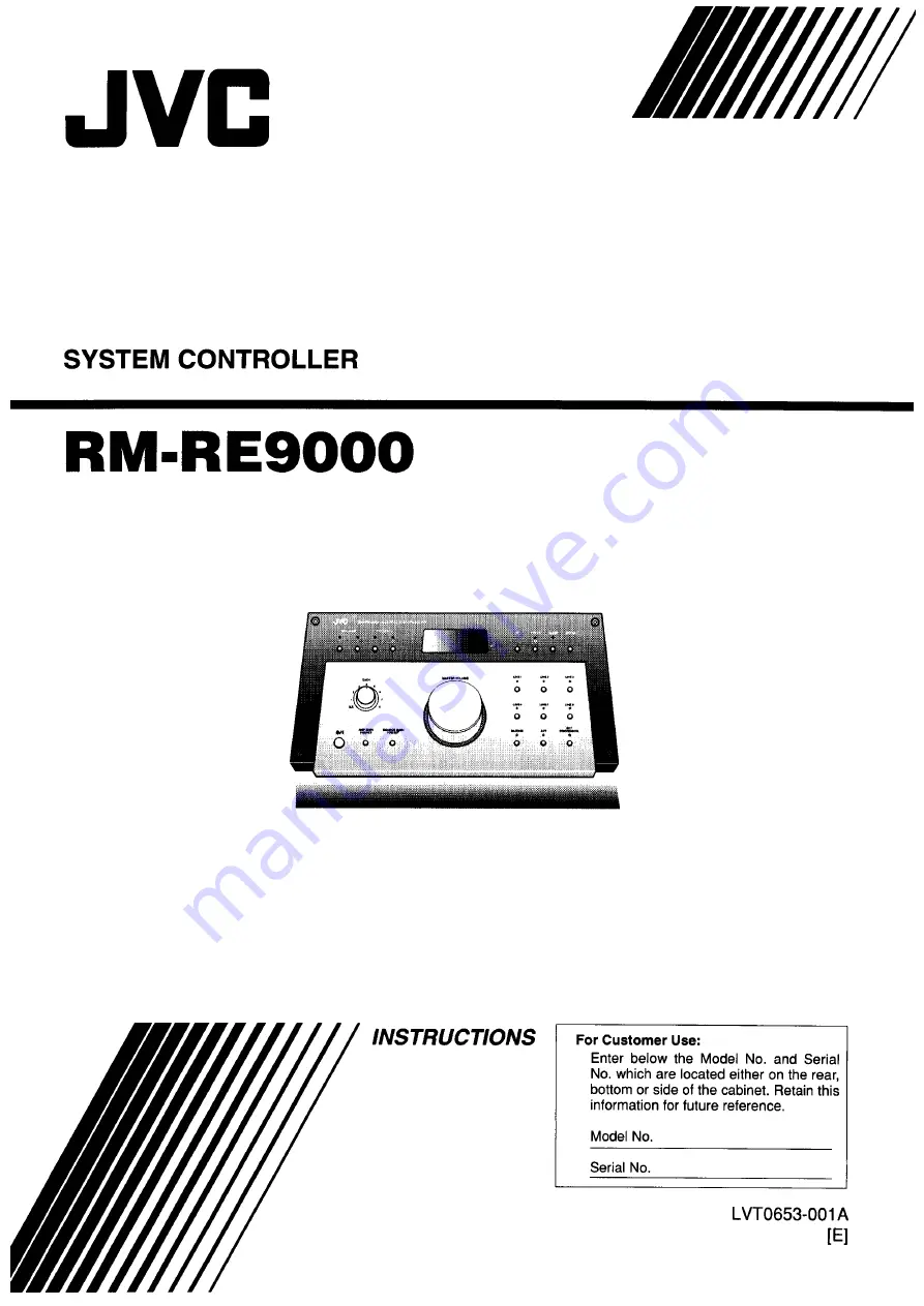 JVC RM-RE9000 Service Manual Download Page 22