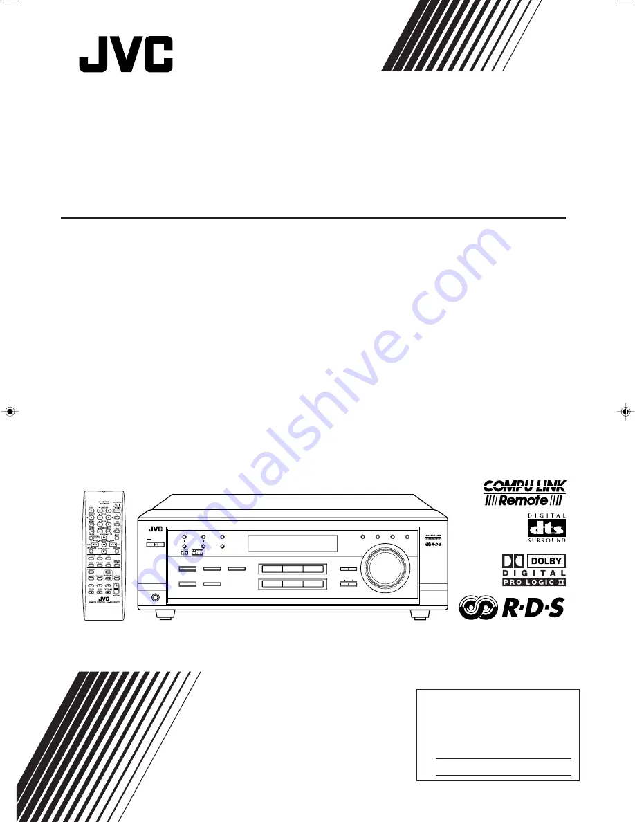 JVC RX-5022RSL Instructions Manual Download Page 1