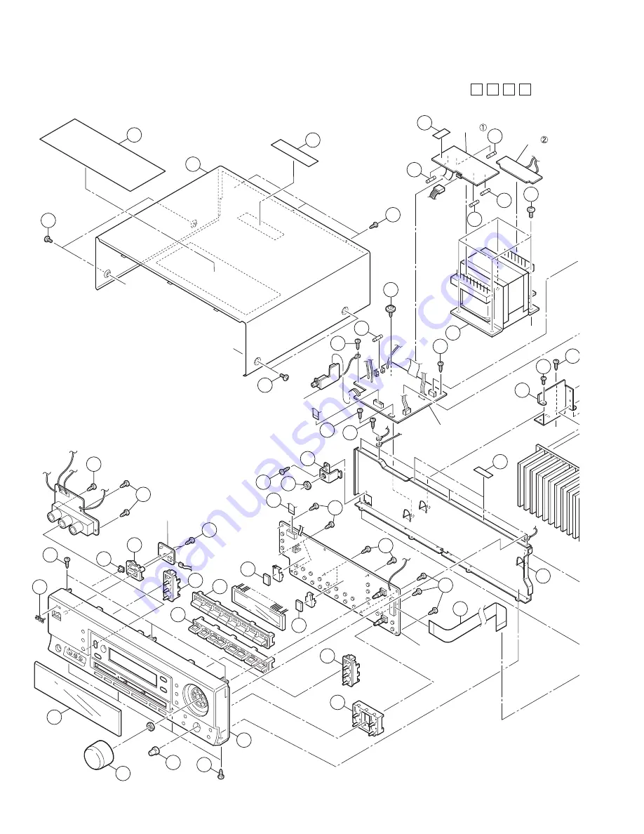 JVC RX-5060BC Service Manual Download Page 42