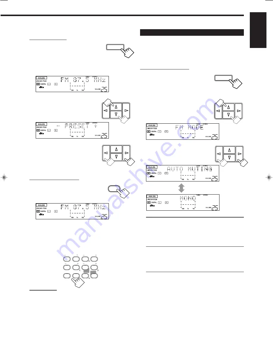 JVC RX-6500VBK - Dolby Digital/DTS Audio/Video Receiver Instructions Manual Download Page 20