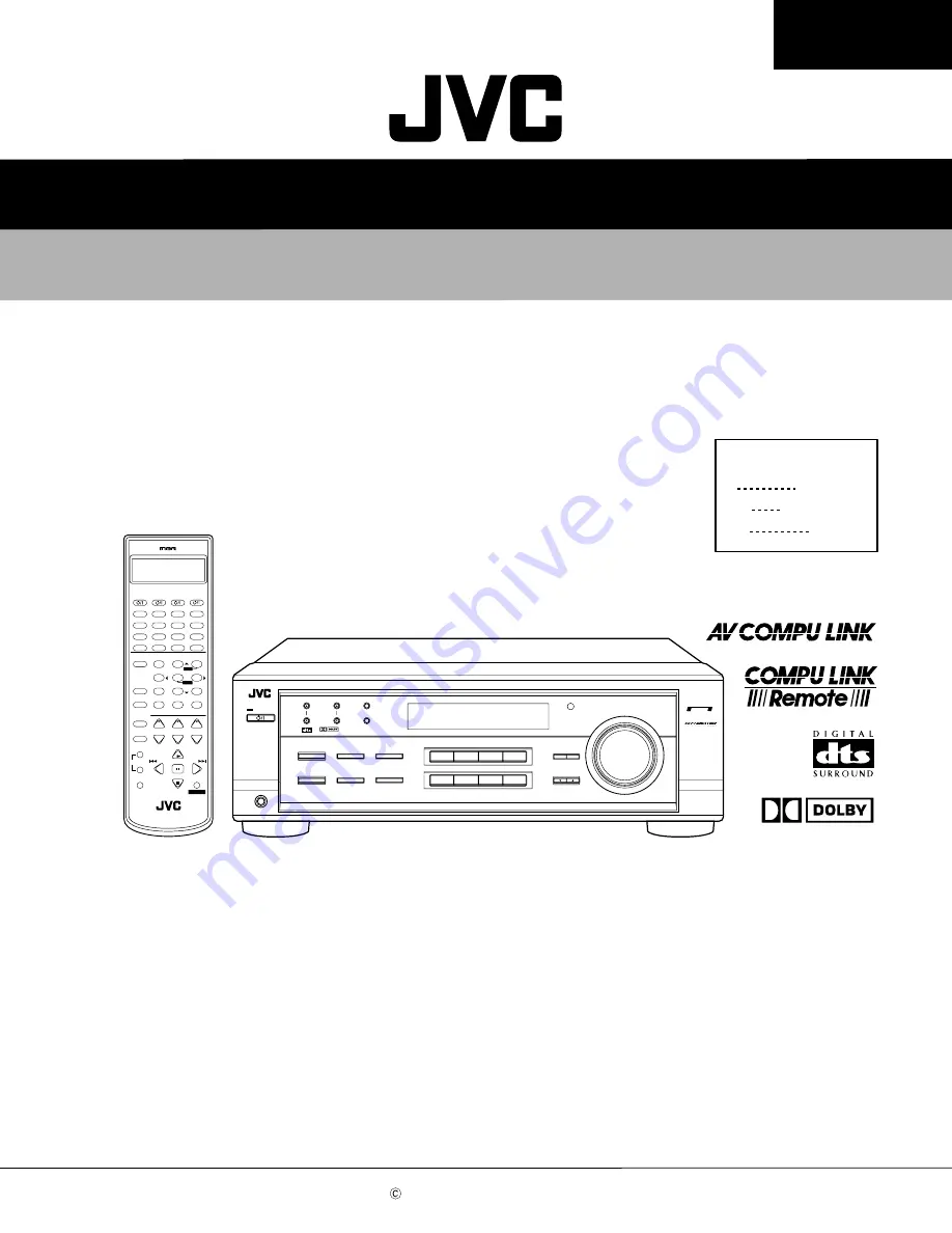 JVC RX-7012VSL Service Manual Download Page 1