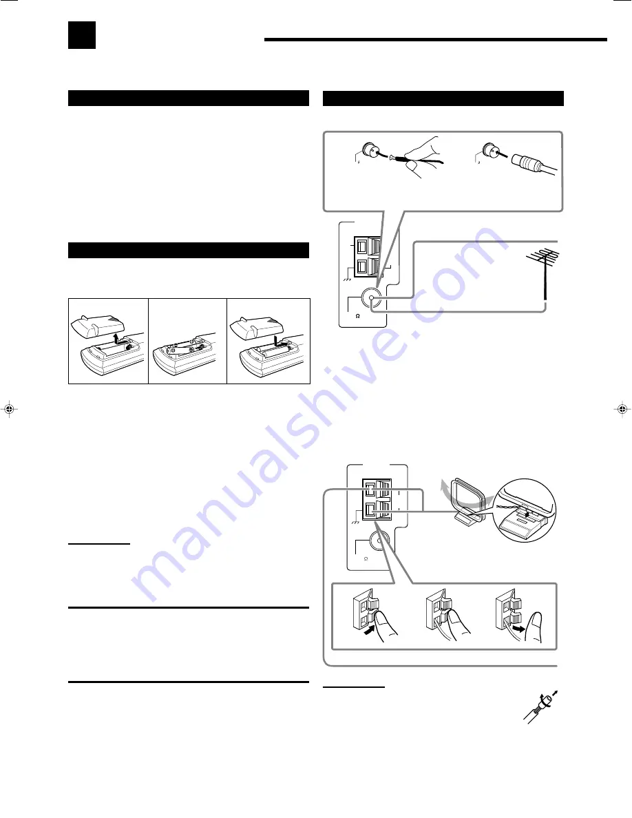 JVC RX-7042S Instructions Manual Download Page 8