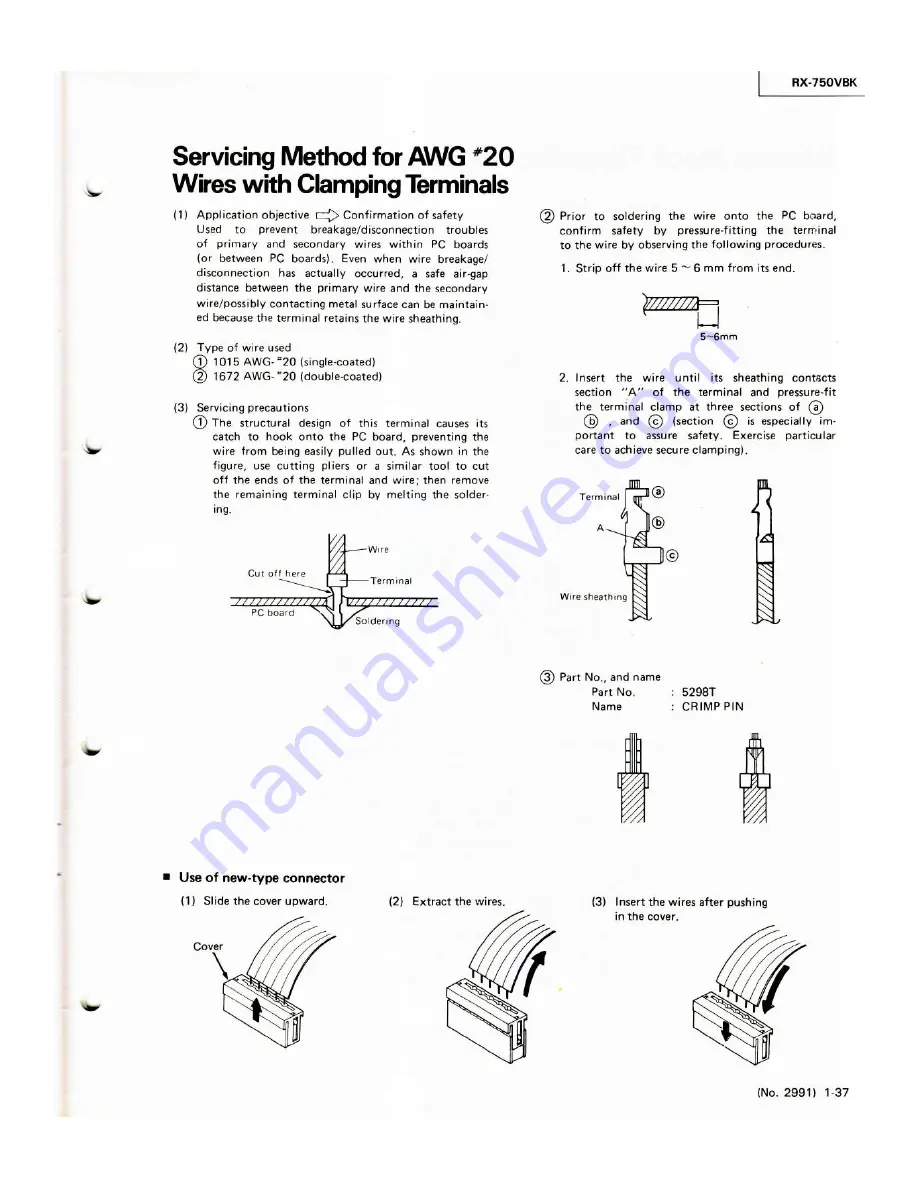 JVC RX-750VBK Service Manual Download Page 37