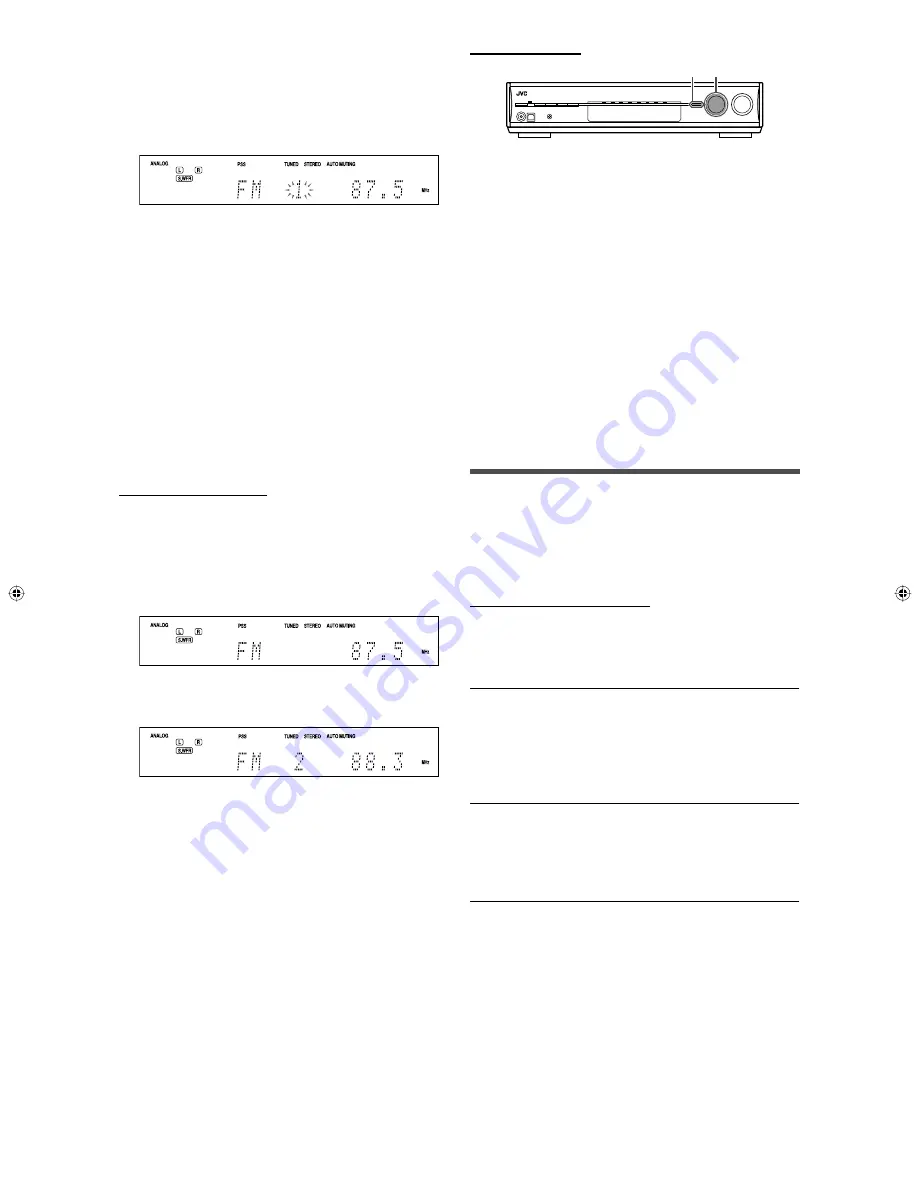 JVC RX-D411S - AV Receiver Instructions Manual Download Page 27