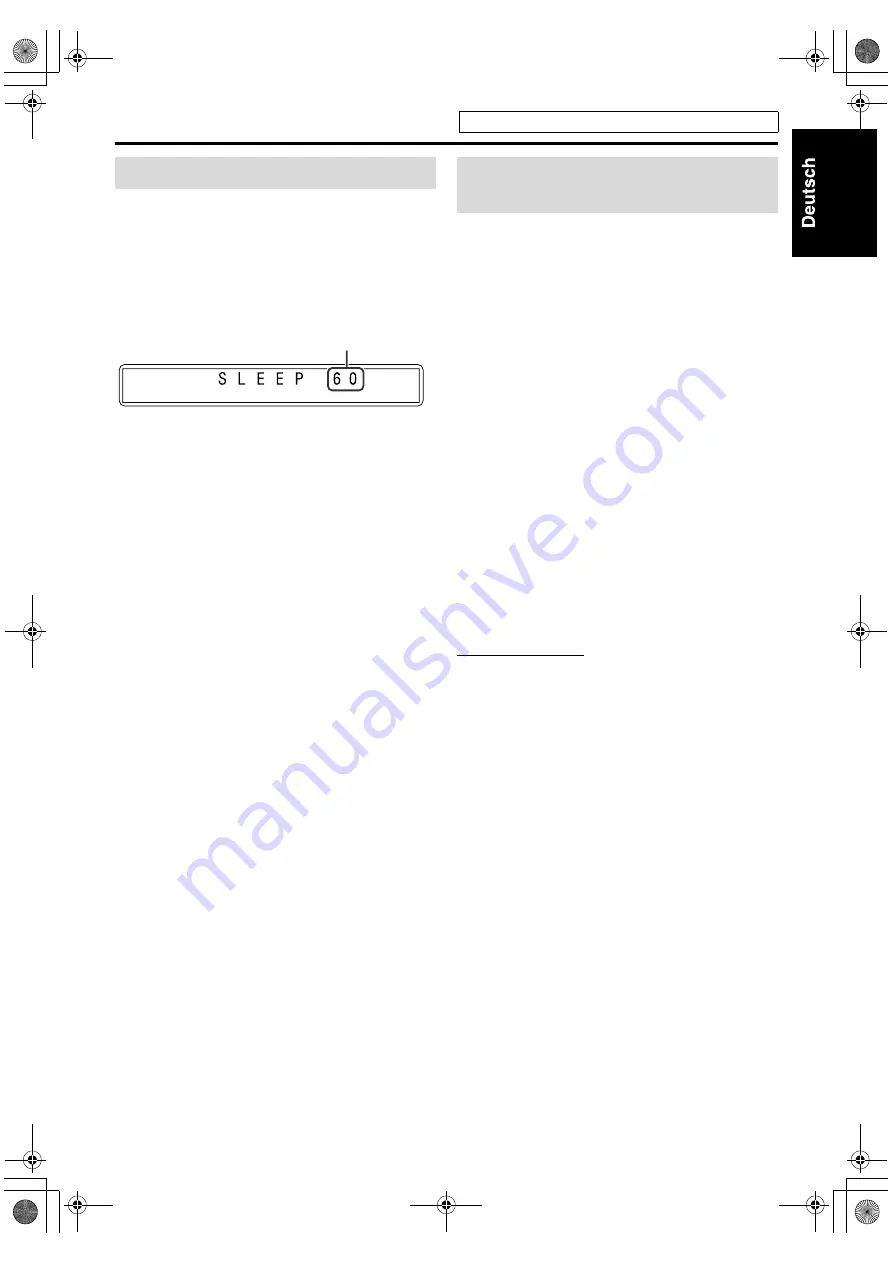 JVC SP-THU1C (German) Instructions Manual Download Page 19