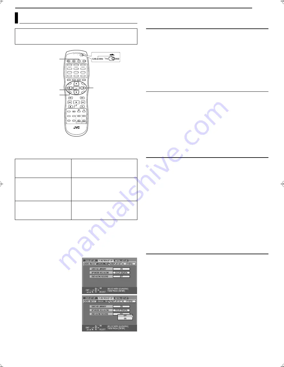 JVC SR-MV30US Instruction Manual Download Page 73