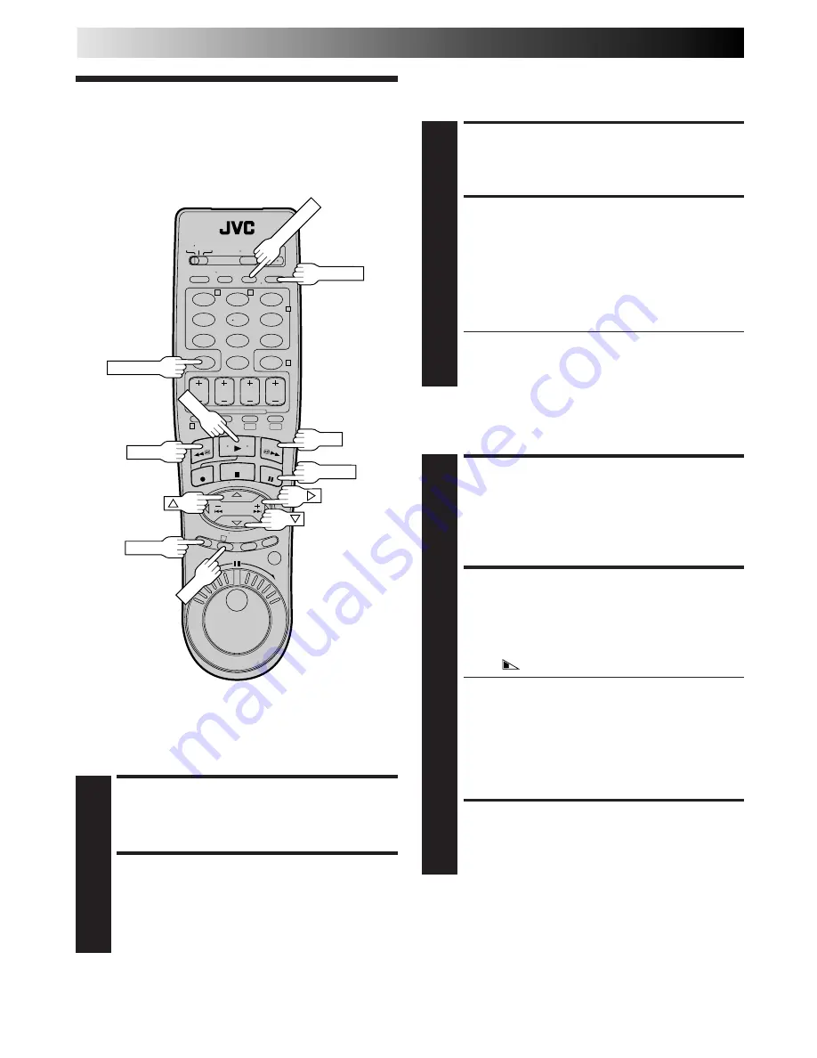 JVC SR-VS10U - Dual Format Mini-dv/s-vhs Recorder Instructions Manual Download Page 36