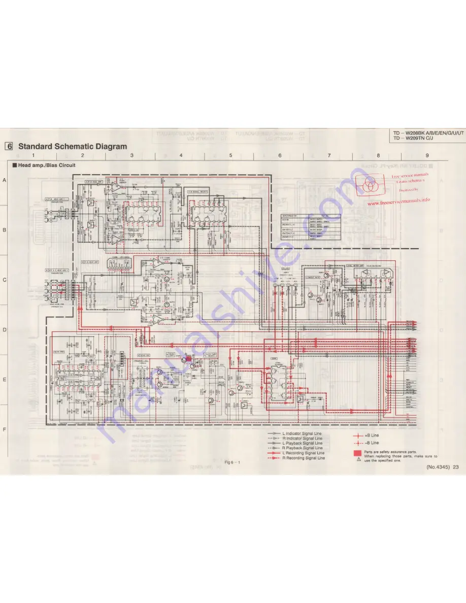 JVC TD-W208BK Service Manual Download Page 35