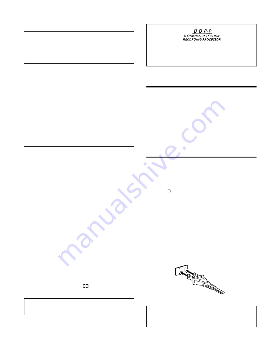 JVC TD-W354 Instructions Manual Download Page 3