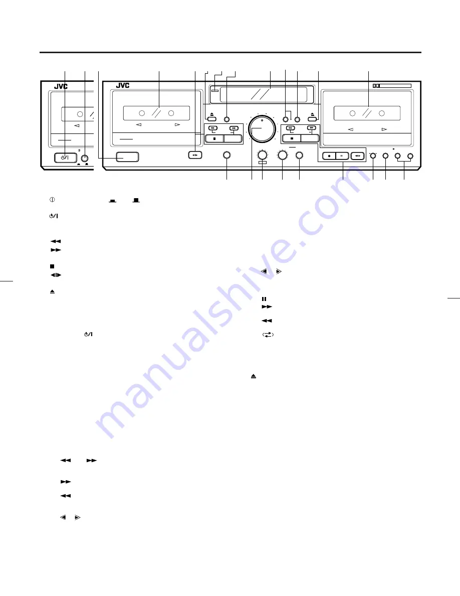 JVC TD-W354 Instructions Manual Download Page 6