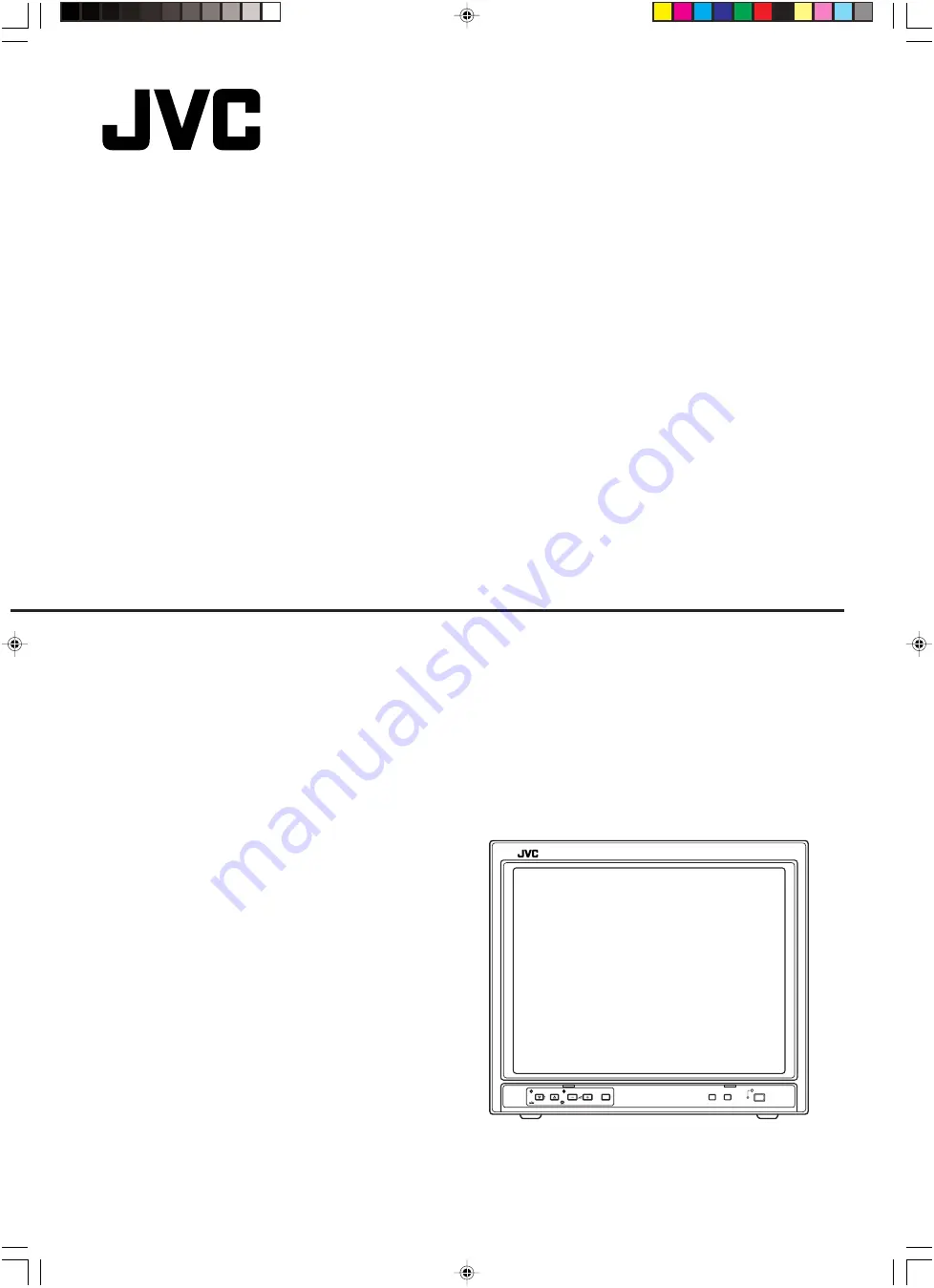 JVC TM-A170G Instructions Manual Download Page 1