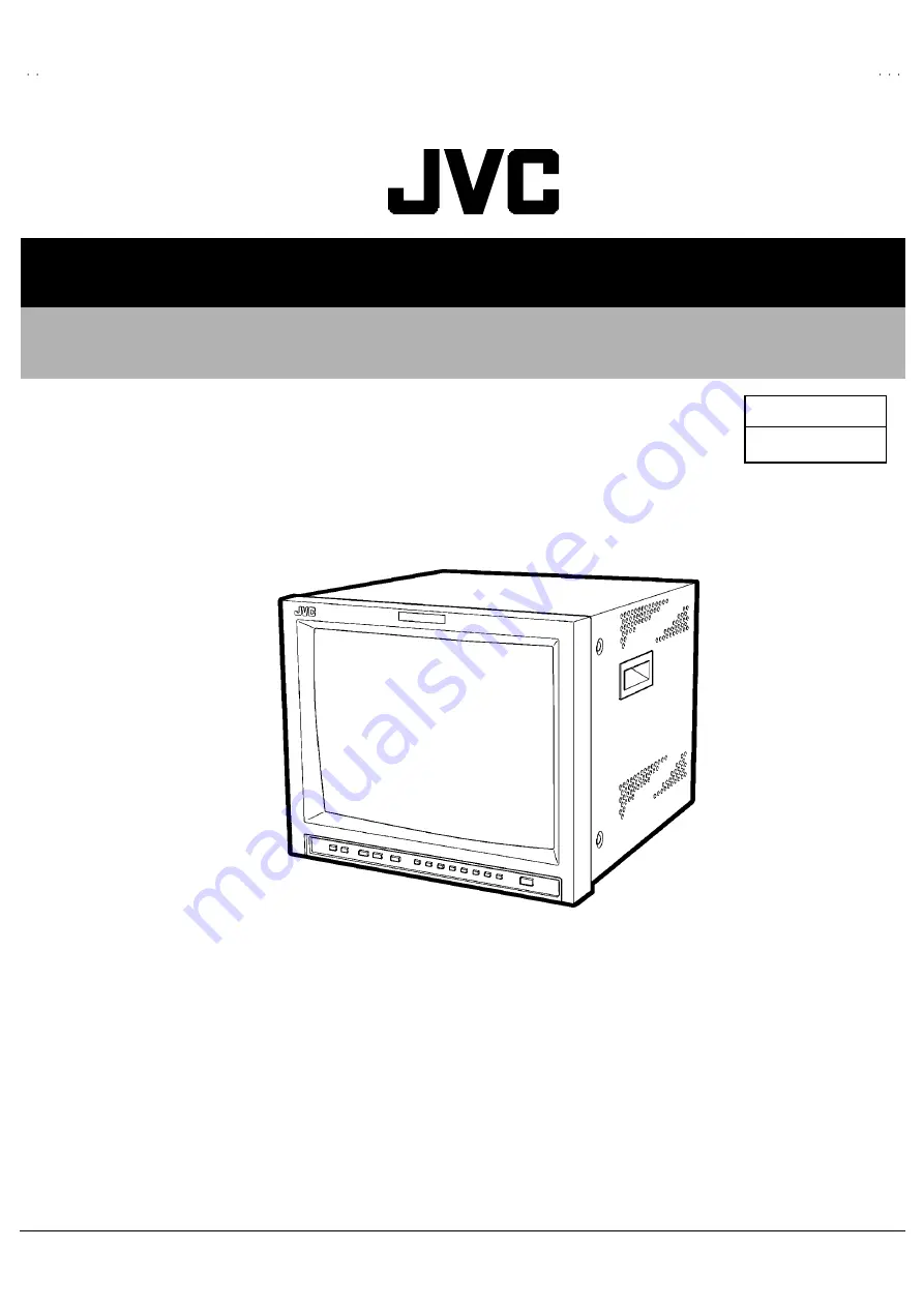 JVC TM-H1950CG Service Manual Download Page 1