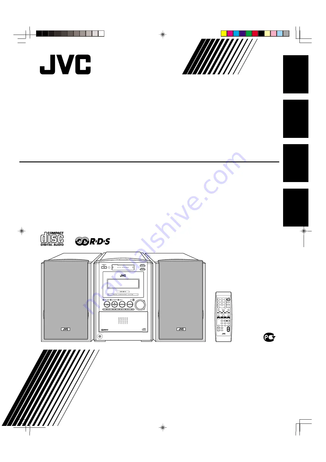 JVC UX-B70 (Czech) Přiručka K Obsluze Download Page 1