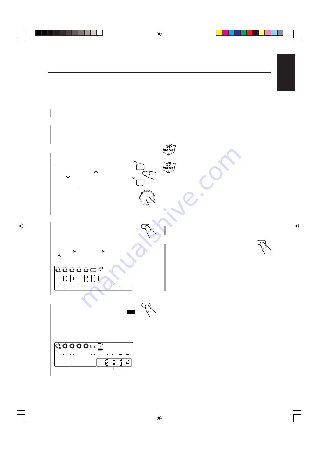 JVC UX-B70 (Czech) Přiručka K Obsluze Download Page 31