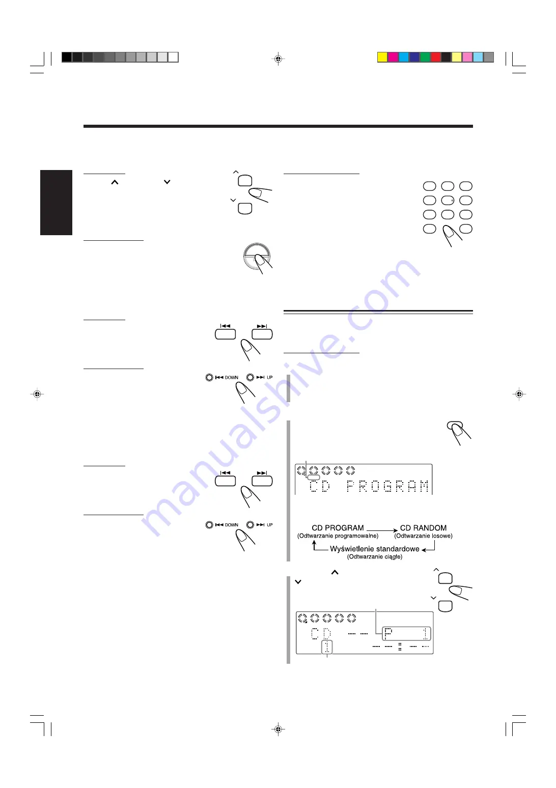 JVC UX-B70 (Czech) Přiručka K Obsluze Download Page 56