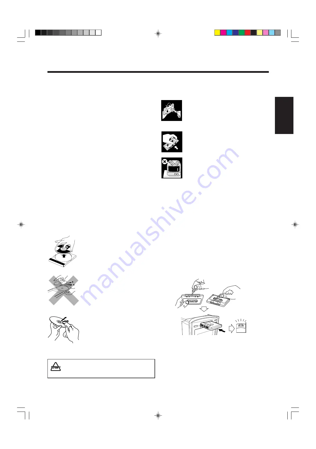 JVC UX-B70 (Czech) Přiručka K Obsluze Download Page 67