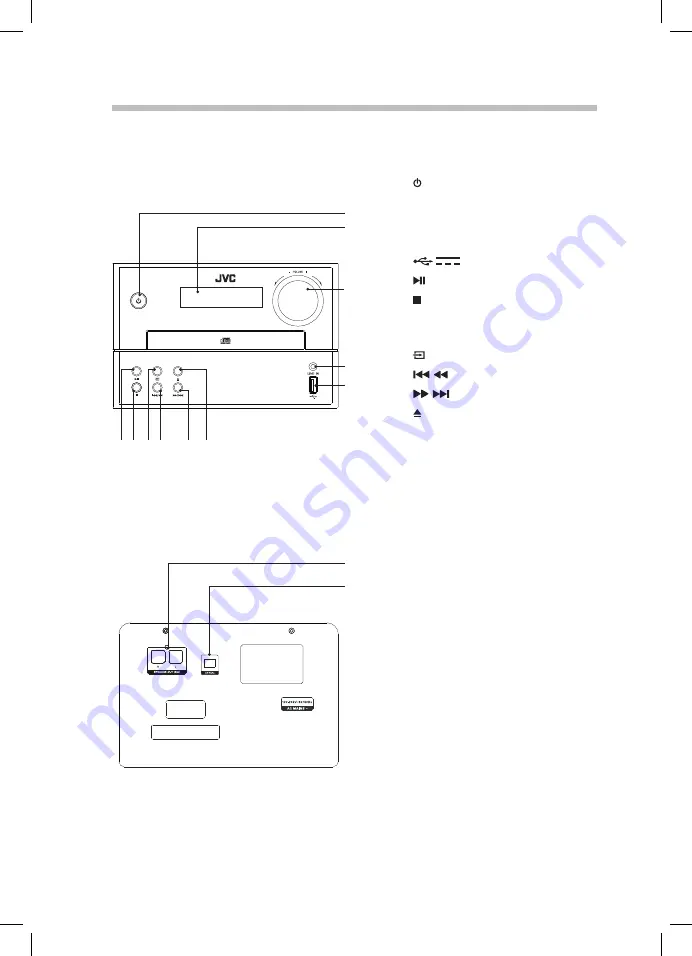 JVC UX-D327B Instruction Manual Download Page 8