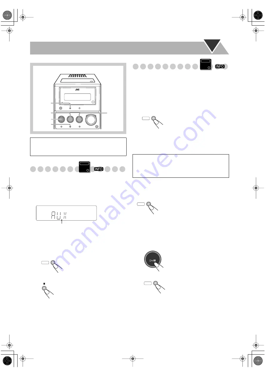 JVC UX-G30 Instructions Manual Download Page 17