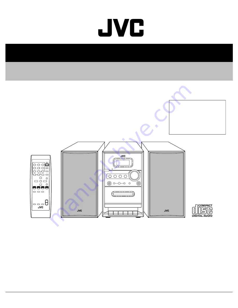 JVC UX-H100 Service Manual Download Page 1