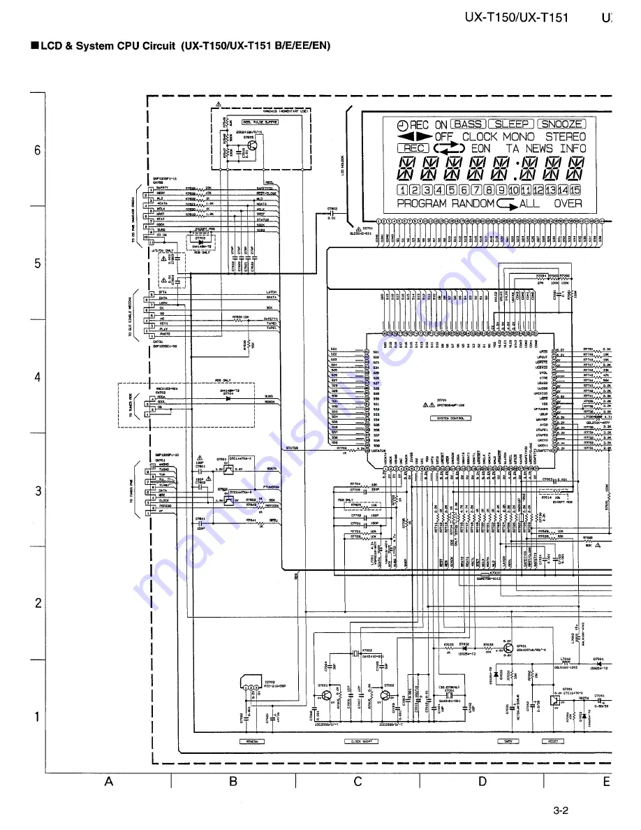 JVC UX-T150 Service Manual Download Page 42