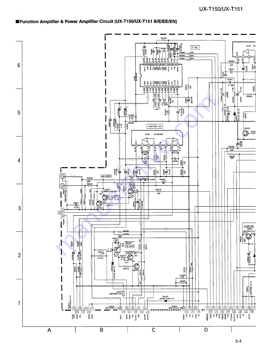 JVC UX-T150 Скачать руководство пользователя страница 46