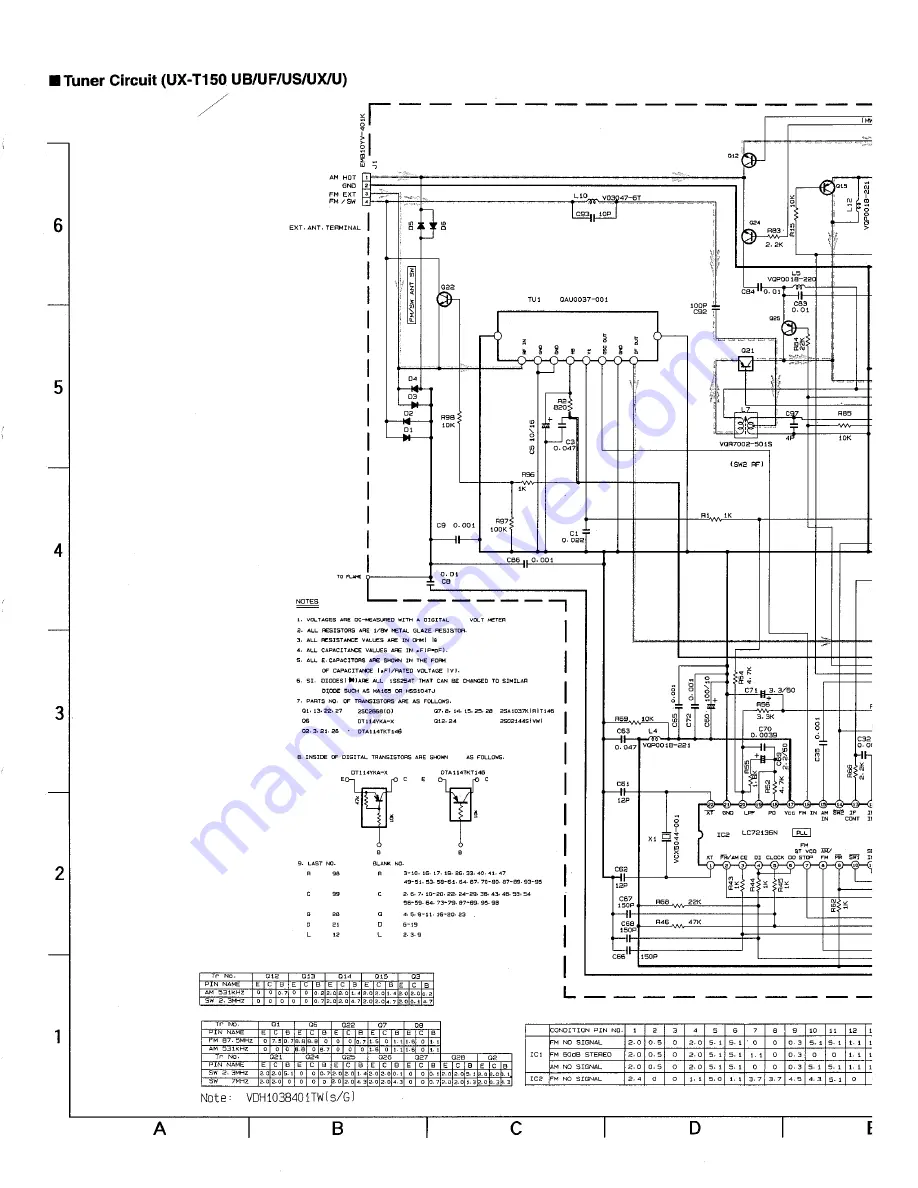 JVC UX-T150 Скачать руководство пользователя страница 56