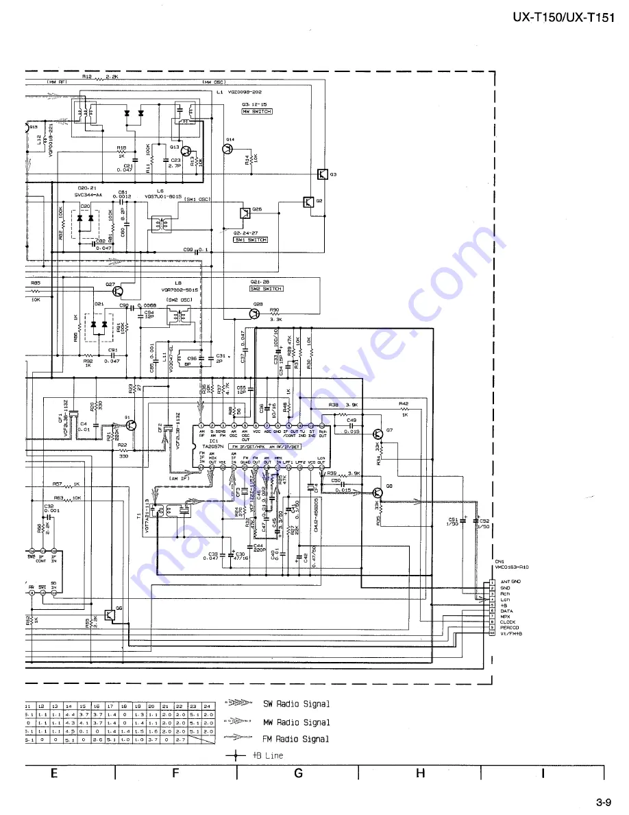 JVC UX-T150 Service Manual Download Page 57