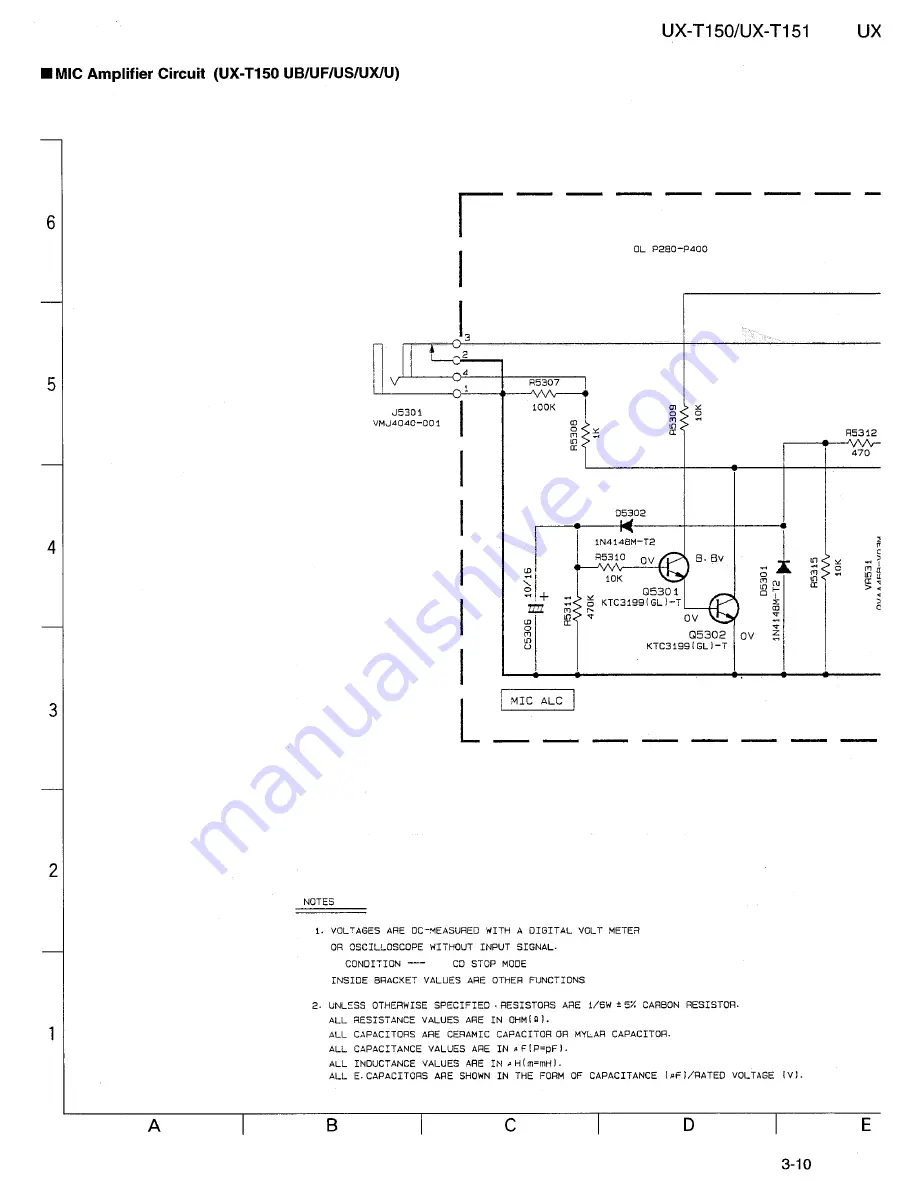 JVC UX-T150 Service Manual Download Page 58