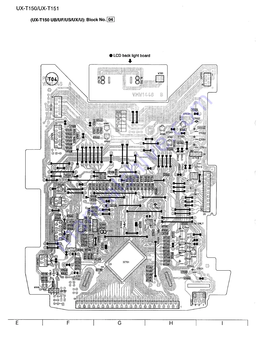 JVC UX-T150 Service Manual Download Page 67