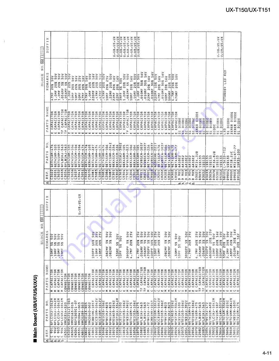 JVC UX-T150 Скачать руководство пользователя страница 89