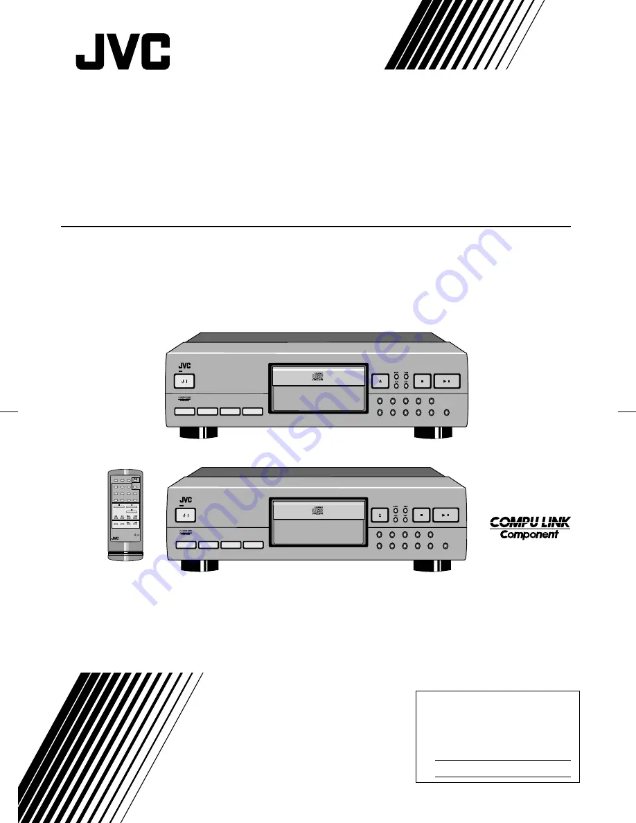 JVC XL-V130BK Скачать руководство пользователя страница 1