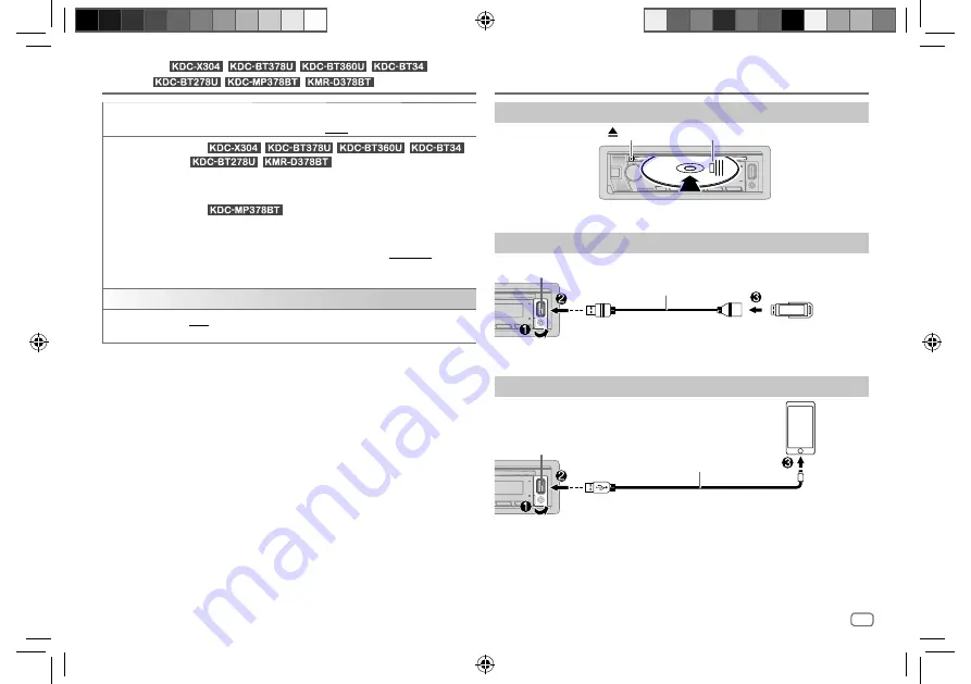 JVCKENWOOD KENWOOD KDC-BT278U Instruction Manual Download Page 17