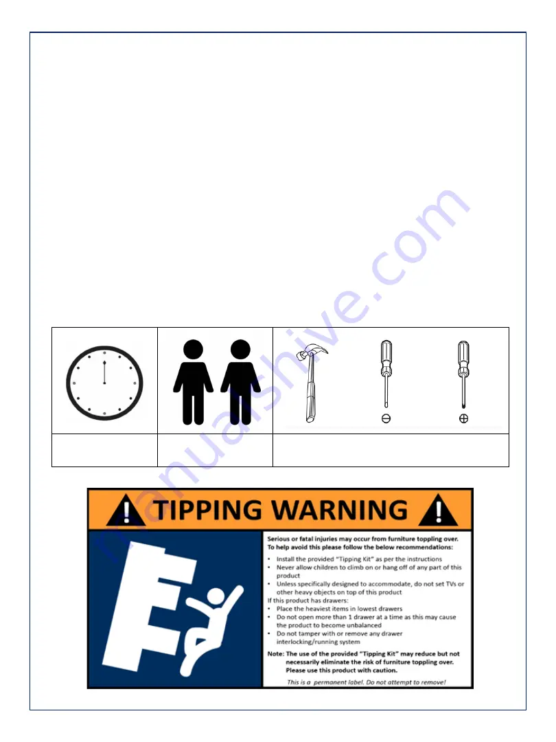 JWA HARDING 74705 Assembly Instruction Manual Download Page 2