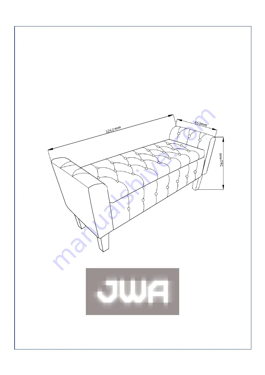 JWA REIGN 68030 Assembly Instruction Manual Download Page 1