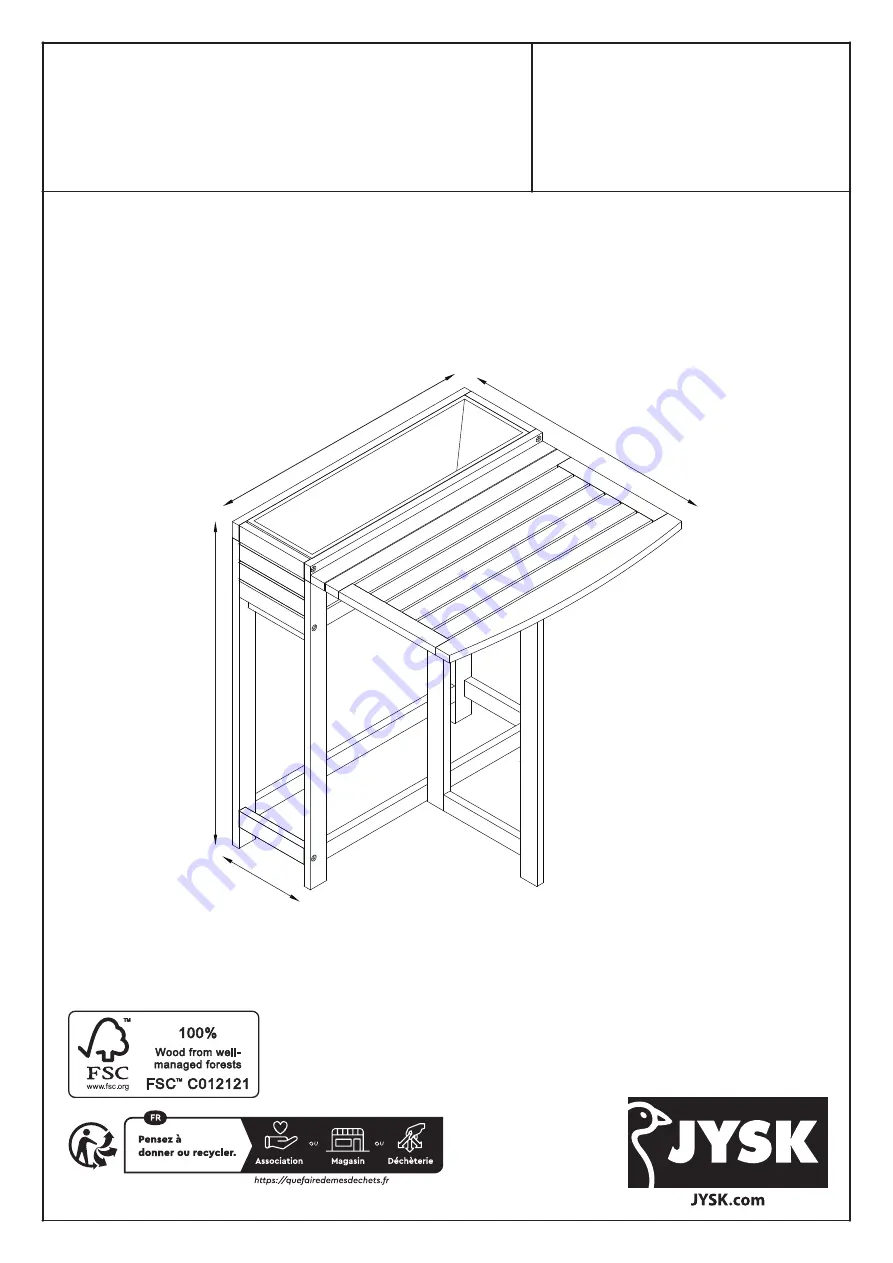 Jysk 55961001 Manual Download Page 1