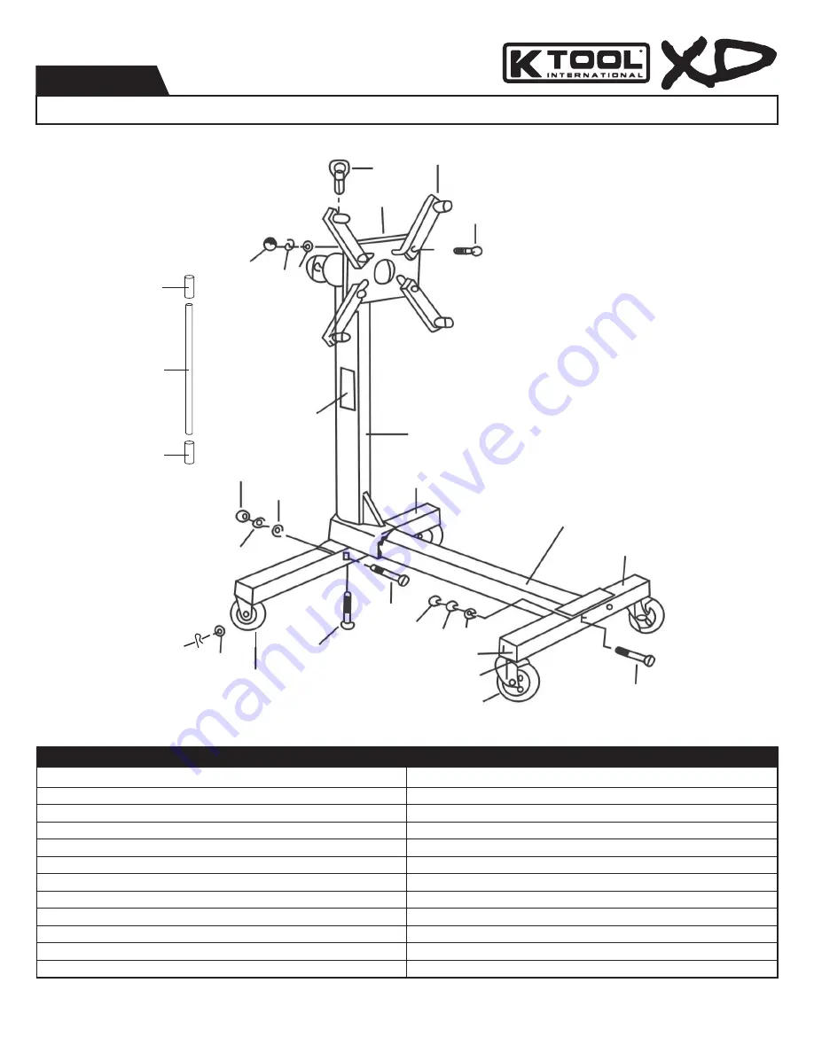 K Tool International KTI62108 Owner'S Manual Download Page 5