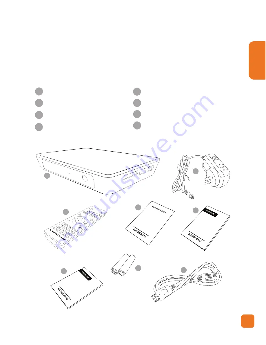 Kaiser Baas HD MediaHub User Manual Download Page 7