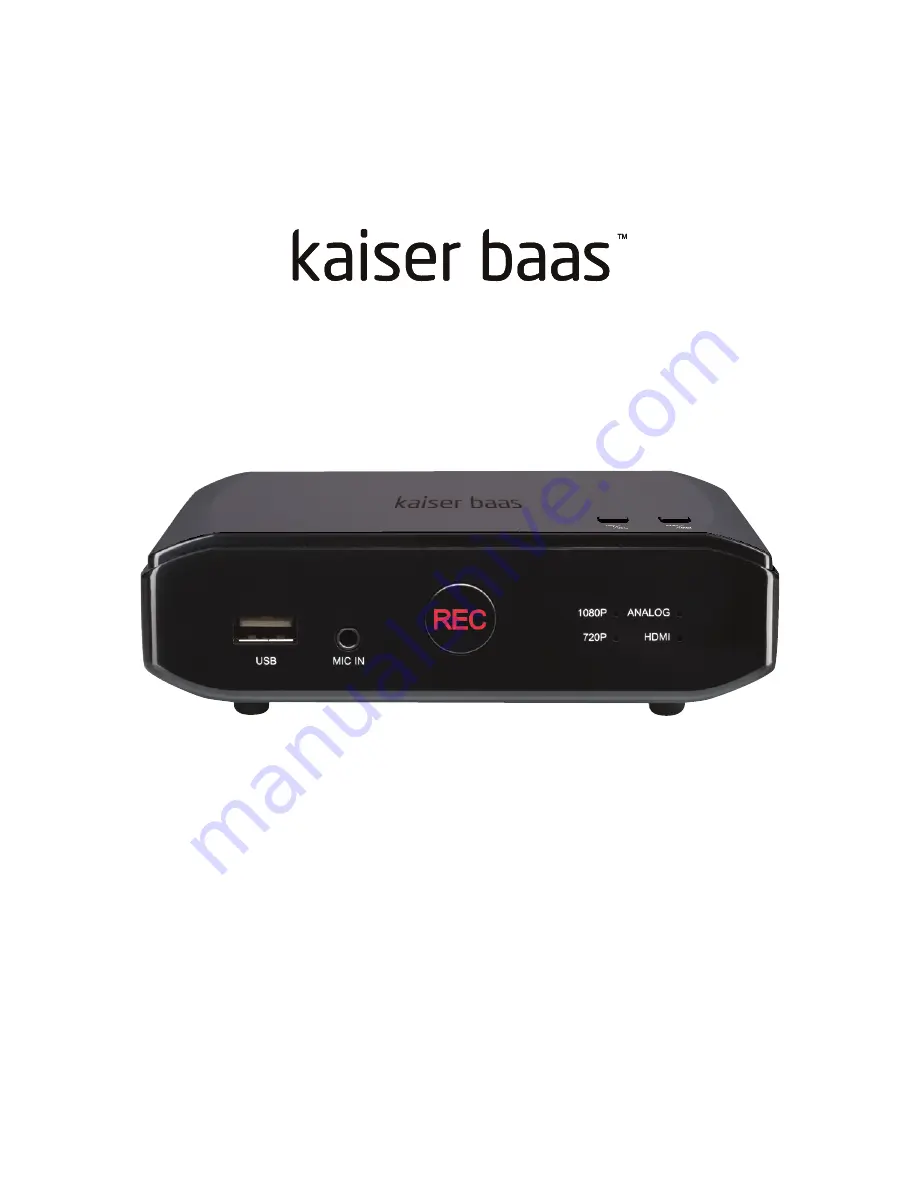 Kaiser Baas KBA03044 User Manual Download Page 1