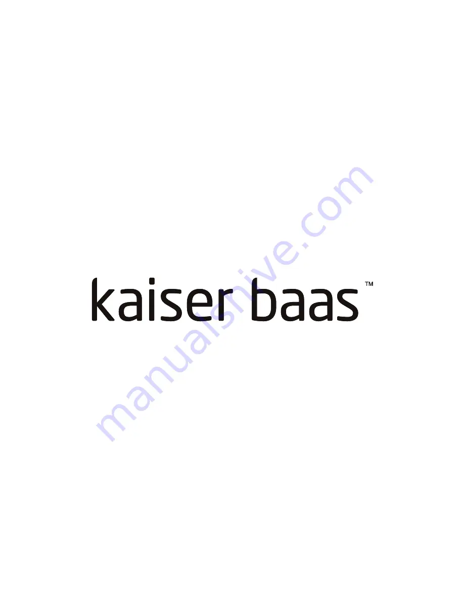 Kaiser Baas KBA03044 User Manual Download Page 59