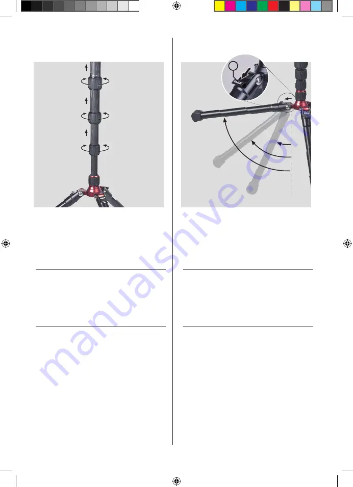 Kaiser Fototechnik Tiltall Bi-POD BM-868C Operating Instructions Download Page 3