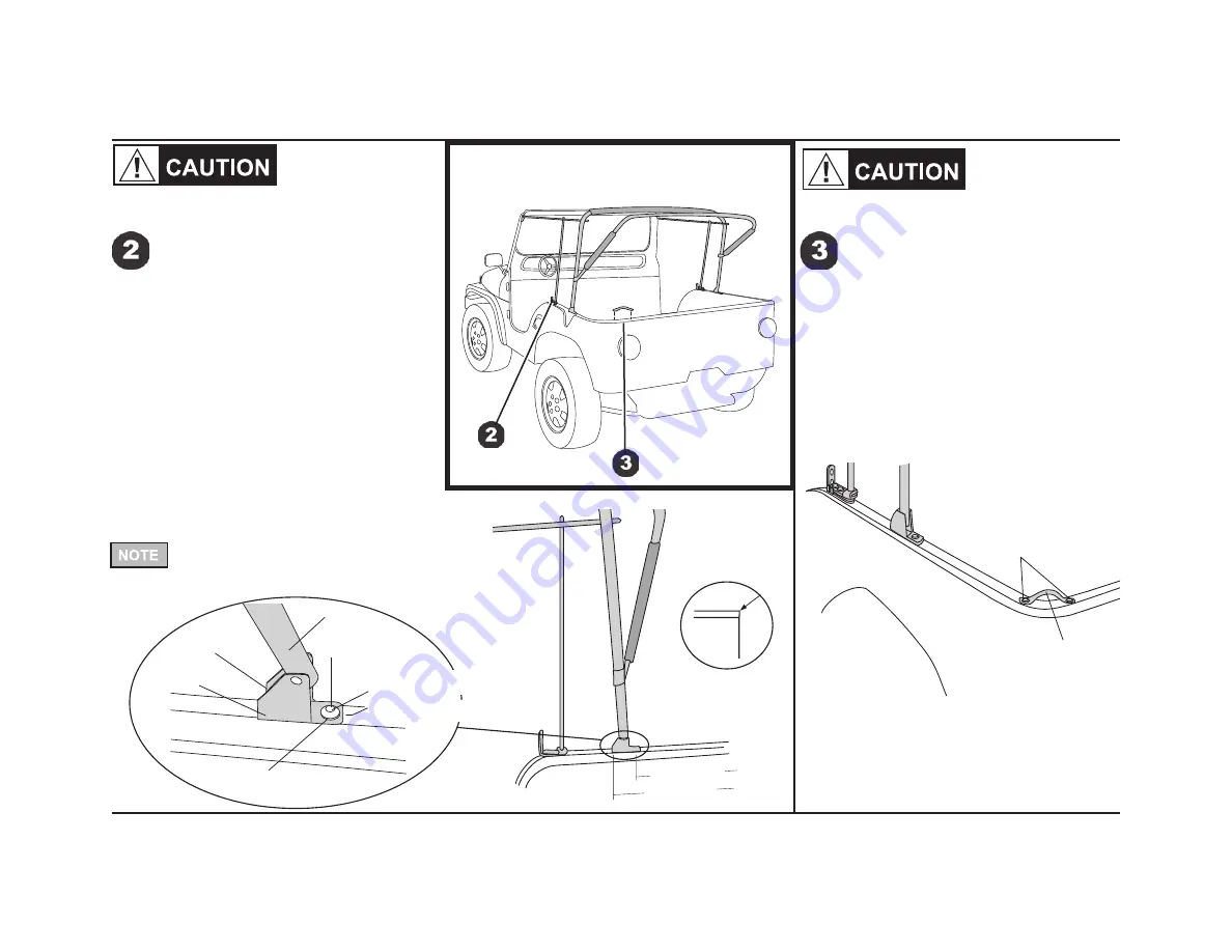 Kaiser Willys Tigertop 51405 Installation Instructions Manual Download Page 4