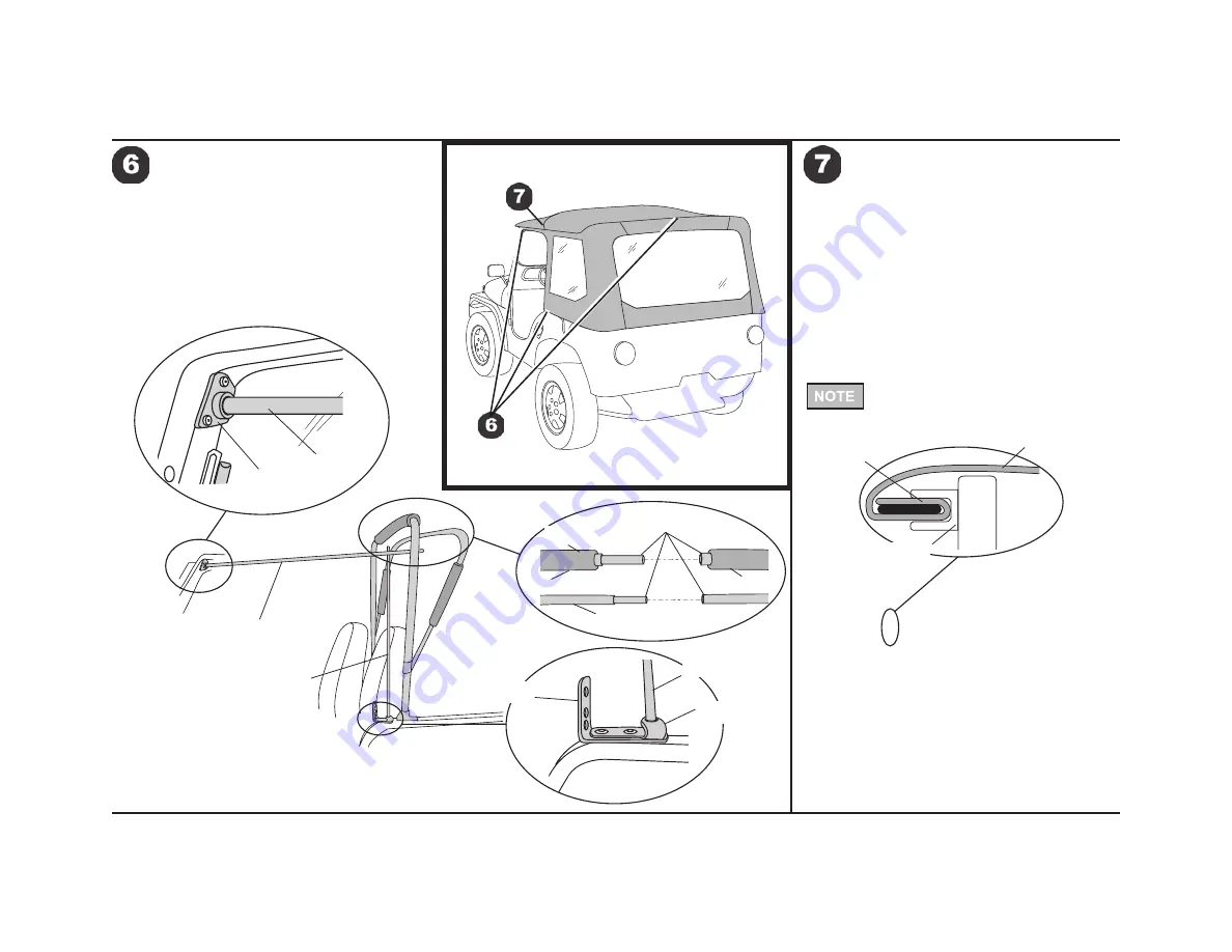 Kaiser Willys Tigertop 51405 Installation Instructions Manual Download Page 6