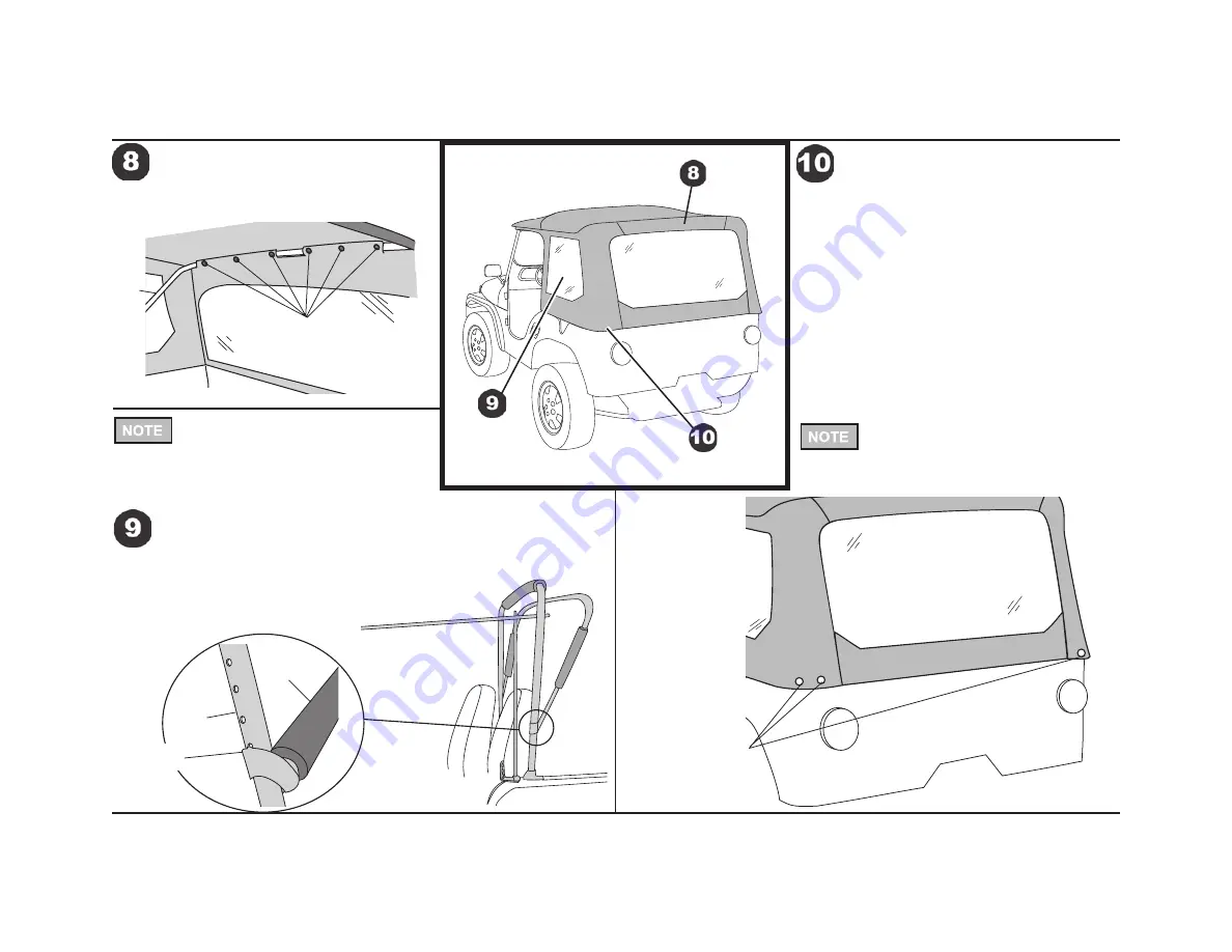 Kaiser Willys Tigertop 51405 Installation Instructions Manual Download Page 7