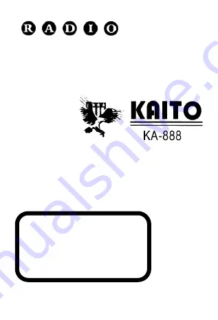 Kaito KA-888 Manual Download Page 1